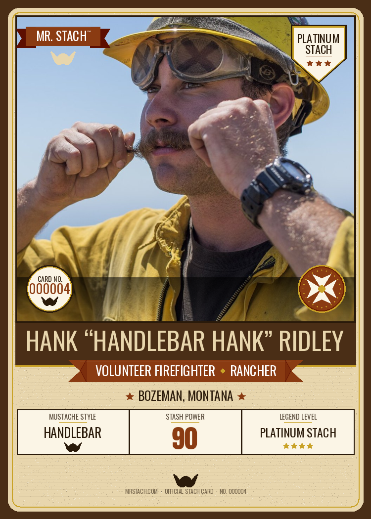 Hank Ridley — Mr. Stach Card front