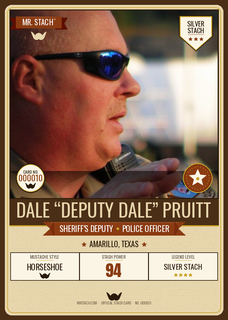 Dale Pruitt — Mr. Stach Card front
