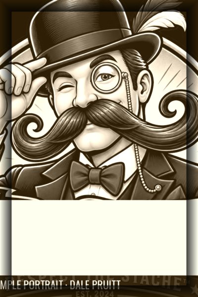 Dale Pruitt “Deputy Dale” — Silver Stach mustache (AI Legend edition)